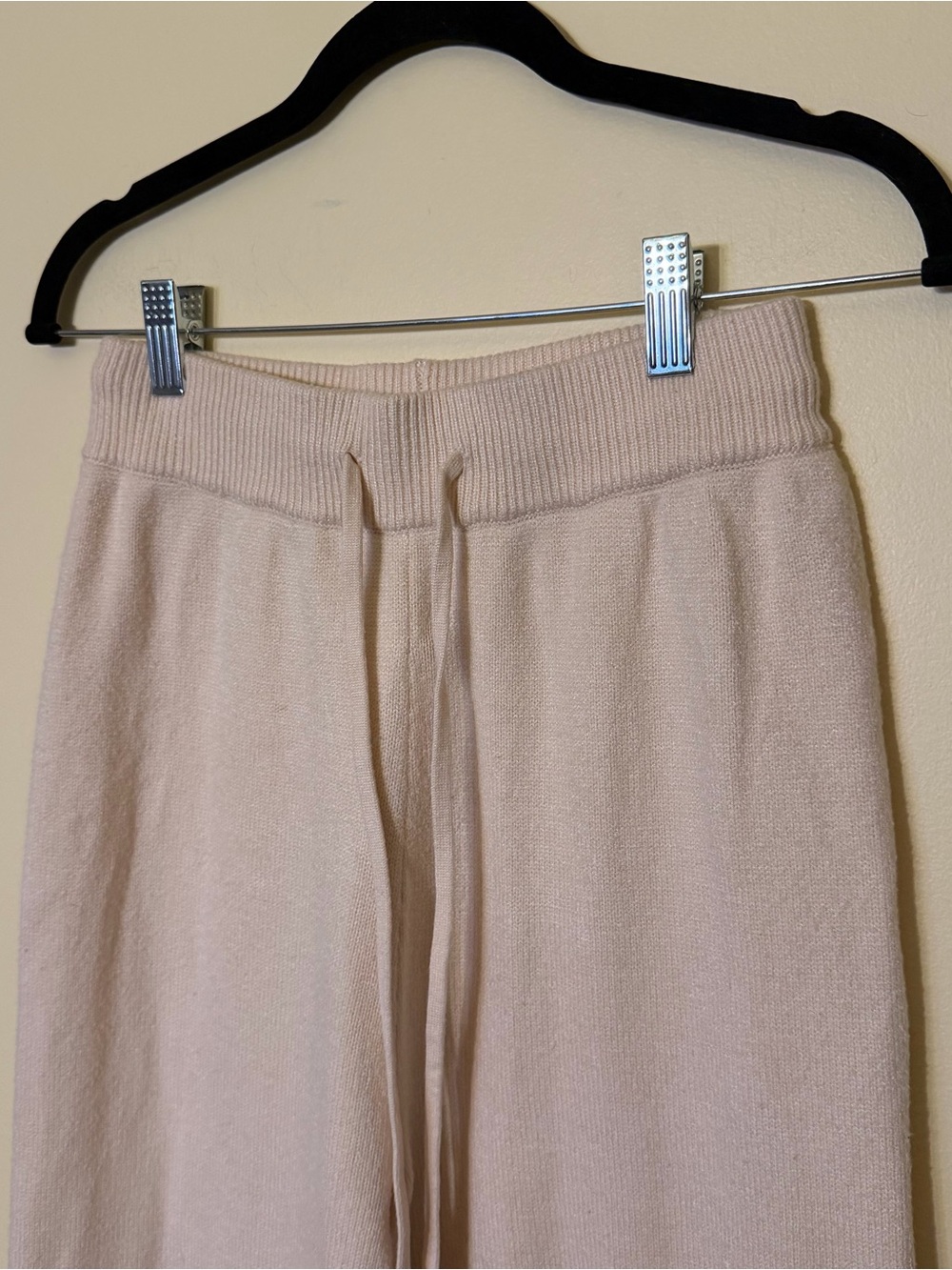 Amazon Kids Knit Drawstring Sweatpants - Light Cream